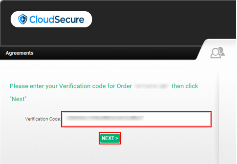 verification codeפϤNextפ򥯥å